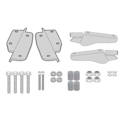 GIVI SR Top case Mounting Monolock or Monokey, Motorcycle-specific luggage, SR1144