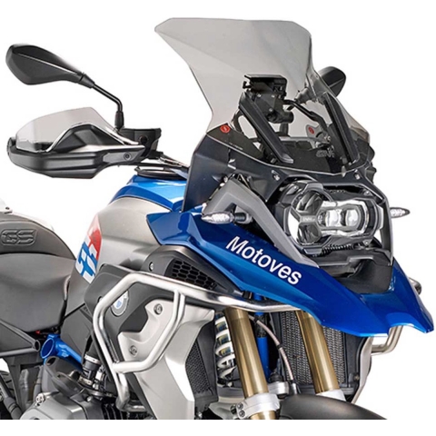 GIVI Windshield, for motorcycles and scooters, 5124D Smoked excl. mounting kit
