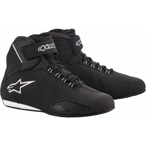 ALPINESTARS Stella Sektor Waterproof Shoes, Motorcycle, Black-Silver