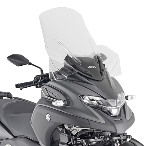 GIVI Windshield, for motorcycles and scooters, D2149ST Tall transparent