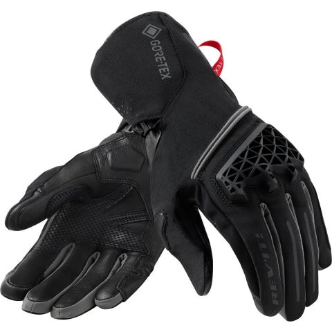 REV'IT! Contrast GTX, Gore-Tex® motorcycle gloves, Black Grey