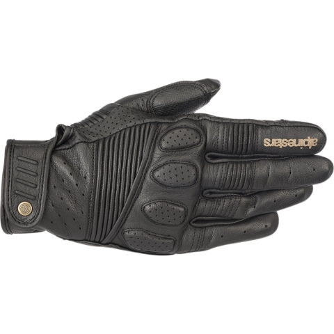 ALPINESTARS Crazy Eight Gloves, Motorcycle summer, Black-Black
