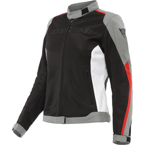 DAINESE Hydraflux 2 Air Lady D-Dry Jacket, Women's summer motorcycle, Black-White
