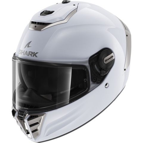 SHARK Spartan RS Blank, Full-face helmet, White-Silver W01