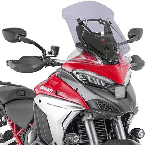 GIVI Windshield, for motorcycles and scooters, D7413S Tall smoked
