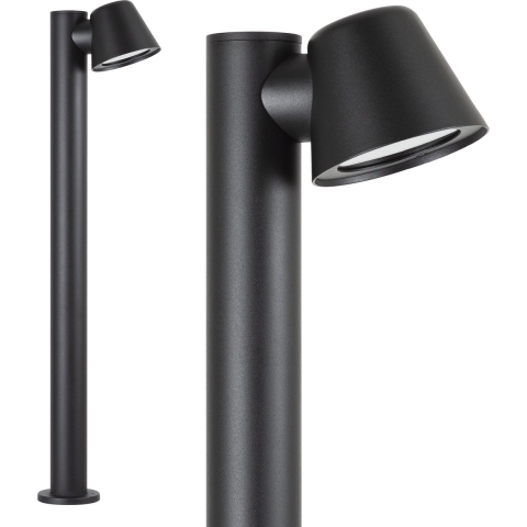 Vita Cup Gartenleuchte Mattschwarz 80cm