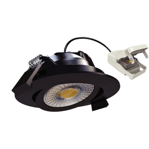 Liv Einbauspot Schwarz 4 Stück