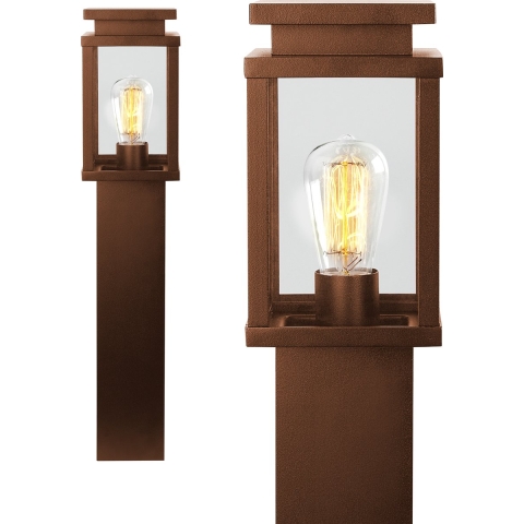 Jersey Gartenlampe Corten 60cm mit LED