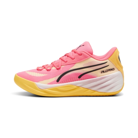 PUMA All Pro NITRO™ Basketballschuhe, Schuhe, Sunset Glow/Sun Stream/Schwarz, 40.5