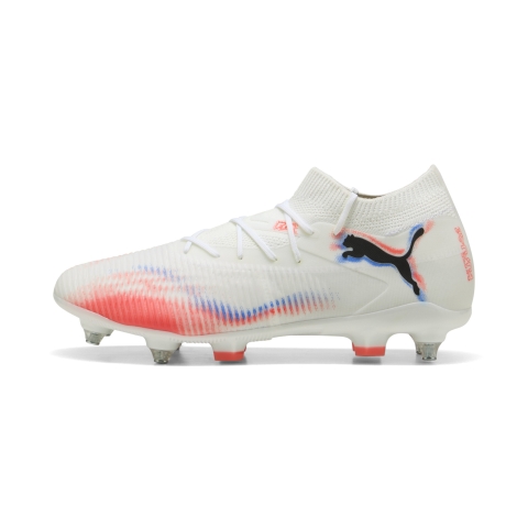 PUMA FUTURE 8 MATCH MxSG Fußballschuhe Unisex, Schuhe, Weiß/Schwarz/Glowing Rot, 45