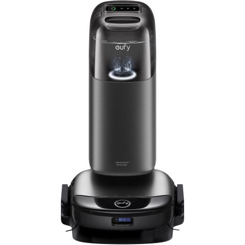 Eufy Omni S1 Pro schwarz | Saug-/Wischroboter | Always Clean Mop | Starke Saugkraft mit 8.000Pa | 3D MatrixEye Hinderniserkennung | TrueCourse Mapping