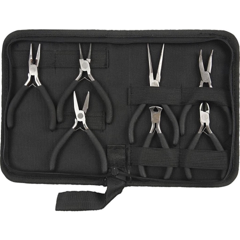 Zangen-Set, L: 11cm, 7 Stk