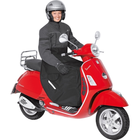 HELD Rain Protection, apron, Black (fleece lined)