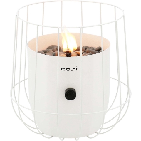 Feuertisch Scoop Korb weiß