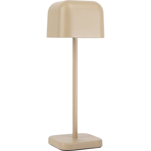 Cabo Tischlampe Matt Grau Beige Klein