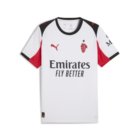 PUMA AC Milan 25/26 Auswärtstrikot Herren, Sport, Weiß/Rot, XL