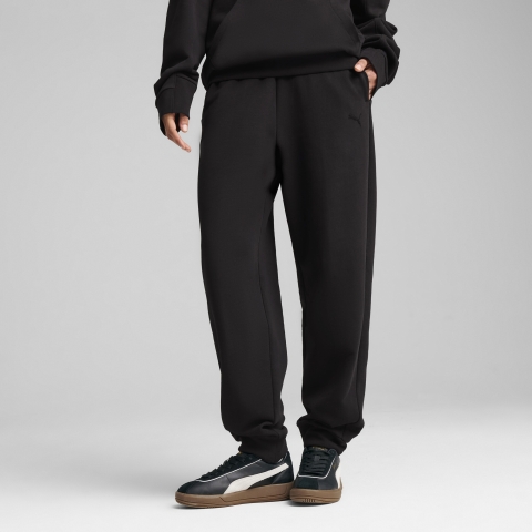 PUMA HER Comfort Hochgeschnittene Jogginghose Damen, Kleidung, Schwarz, L