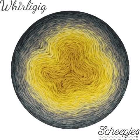 Scheepjes Whirligig 200 Grey to Ochre
