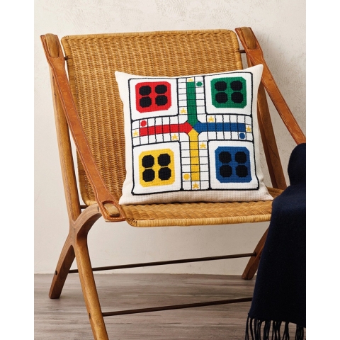 Permin Stickereiset Ludo 40x40cm