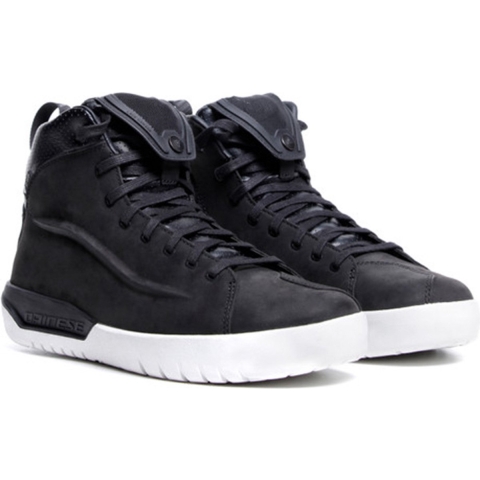 DAINESE Metractive D-Wp, Motorcycle shoes, Black-White