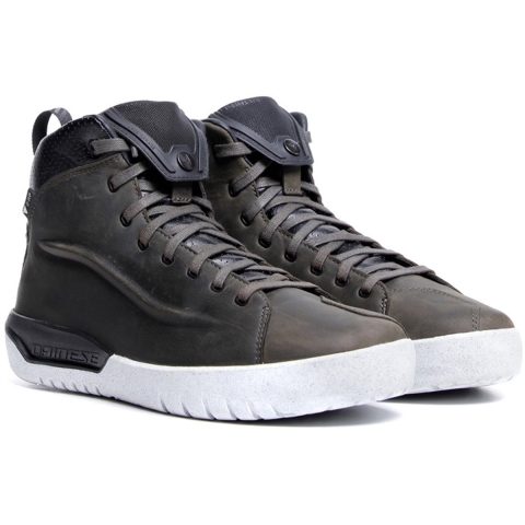 DAINESE Metractive D-Wp, Motorcycle shoes, Dark Green-White