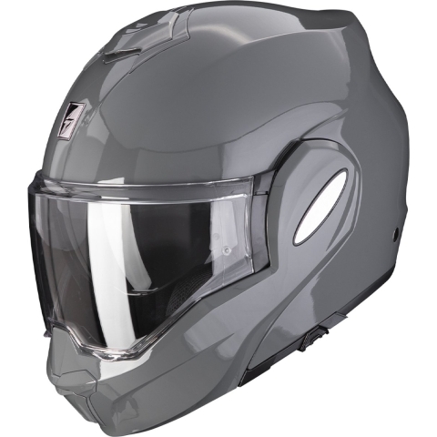SCORPION EXO-Tech Evo Solid, Modular helmet, Cement Grey