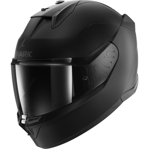 SHARK D-Skwal 3 Blank, Full-face helmet, Matt black KMA
