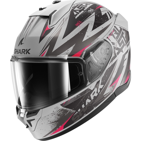 SHARK D-Skwal 3 Blast-R, Full-face helmet, Lady Matt Silver-Violet-Black SVK