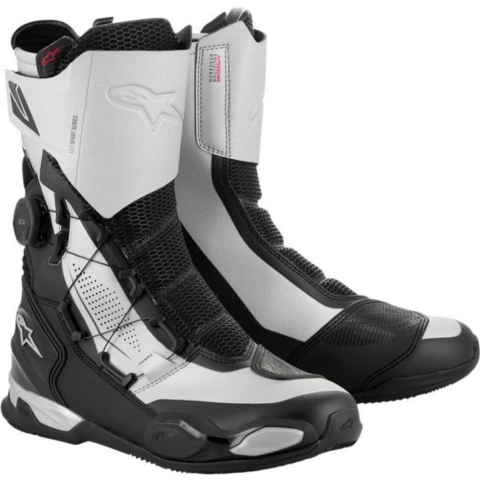 ALPINESTARS SP-X Boa, Motorcycle sports boots, Black-Silver