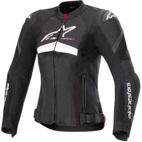 ALPINESTARS Stella T-GP Plus R V4 Airflow Jacket, Women's summer motorcycle, Black-White