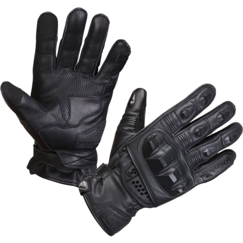 MODEKA Valyant, Motorcycle racing gloves, Zwart