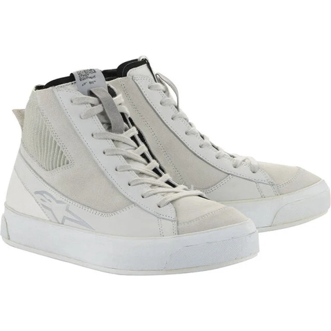 ALPINESTARS Stella Stated Podium Shoes, Motorcycle, White-Cool Grey
