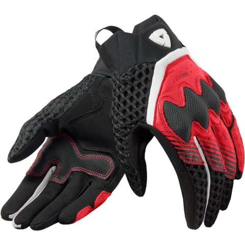 REV'IT! Veloz Lady, Motorcycle summer gloves, Black Red
