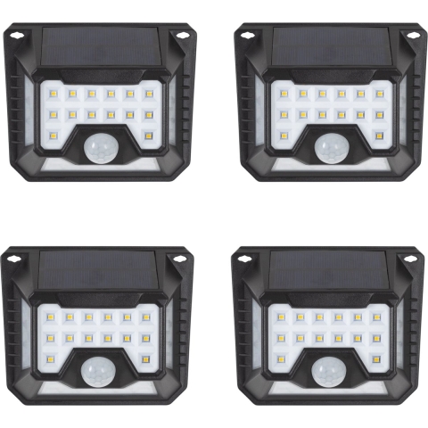 Wandleuchte LED Solar Sensor Solys S 4-pack