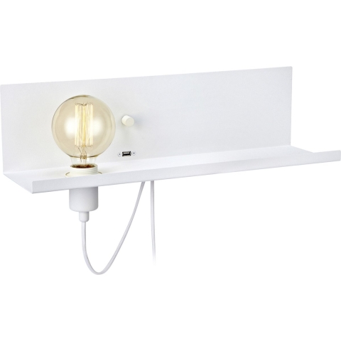 Multi Wandleuchte USB Weiß