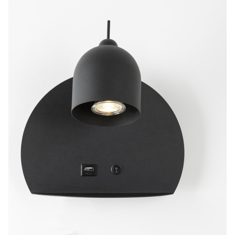 Essence Wandleuchte USB Schwarz