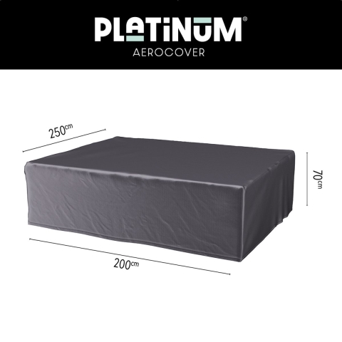 Lounge-Set Bezug 250x200xH70 cm anthrazit