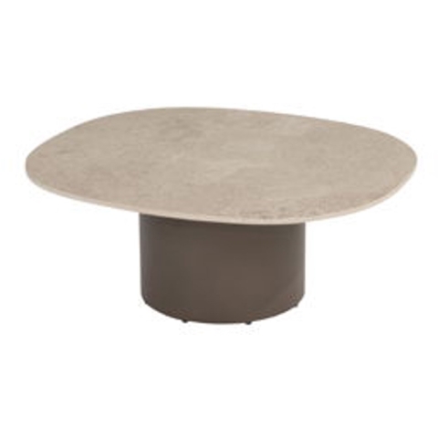 Sofie Couchtisch terre Keramik 70 x 80 cm Rahmen mit Platte