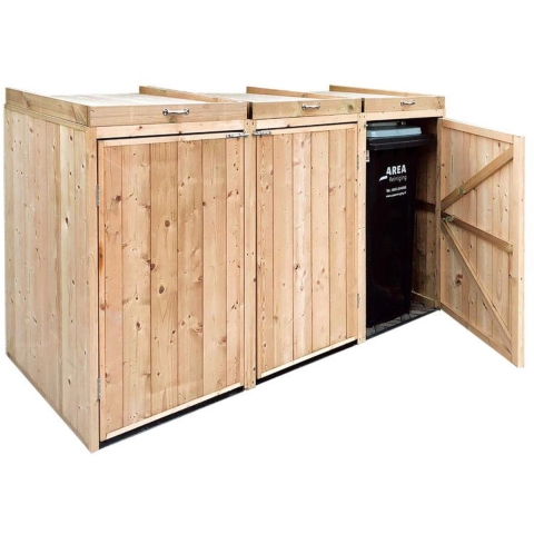 Containerschuppen dreifach