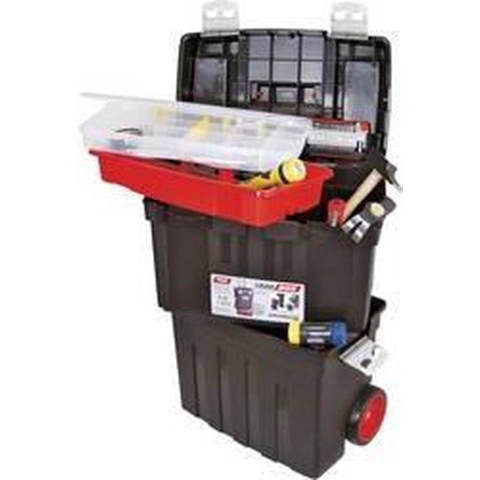Tayg Werkzeugkoffer auf Rädern 470 x 290 x 630 mm mit Einsatz und Sortierbox