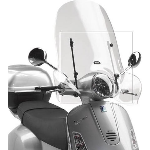 GIVI Windshield mounting kit, for motorcycles and scooters, A104A