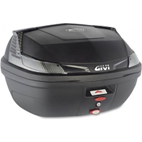 GIVI B47 Blade Monolock Top Case, boxes and side boxes for motorcycles, smoked reflectors, black cover