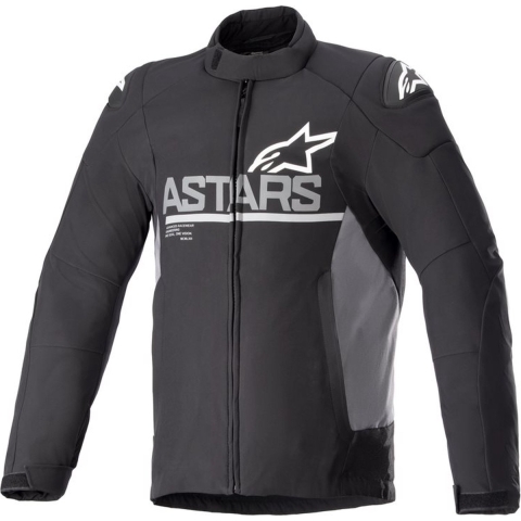 ALPINESTARS SMX Waterproof Jacket, Men's textile motorcycle, Black-Dark Grey