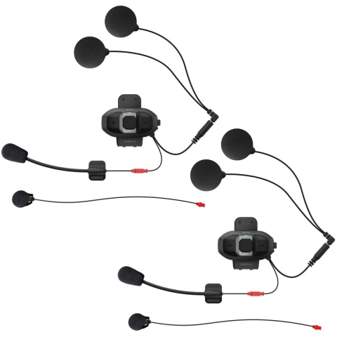 SENA SF2 without FM radio, Intercom systems for motorcycles, HD Dual Pack SF2-03D