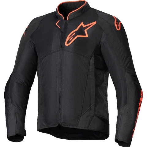 ALPINESTARS Viper Air V4 Jacket, Men's summer motorcycle, Black-Red Fluo