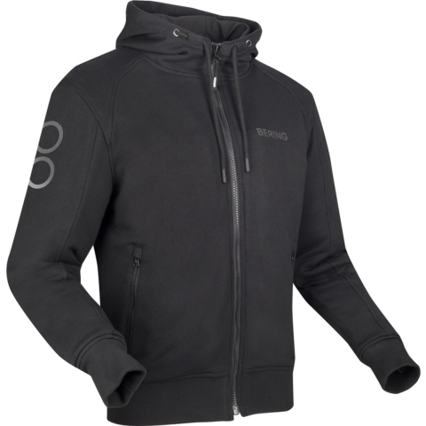 BERING Lynx, Men's motorcycle hoodie, Black