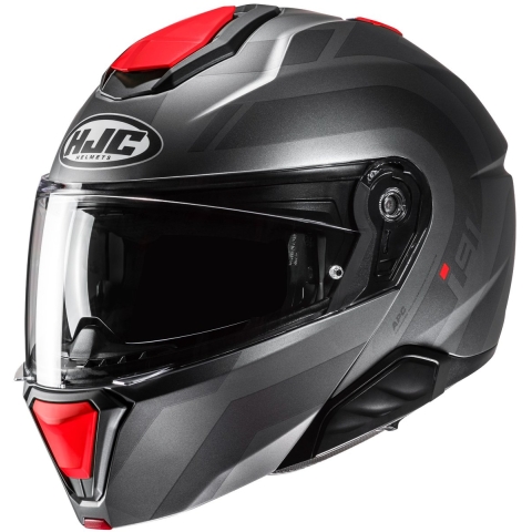 HJC i91 Arven, Modular helmet, Matt black Grey