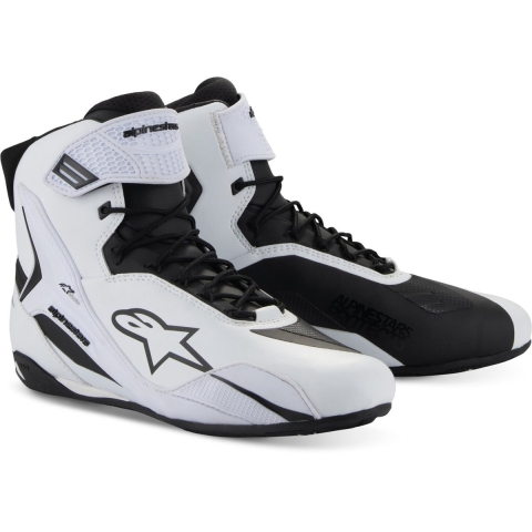 ALPINESTARS Stella Faster-4, Motorcycle shoes, White-Black