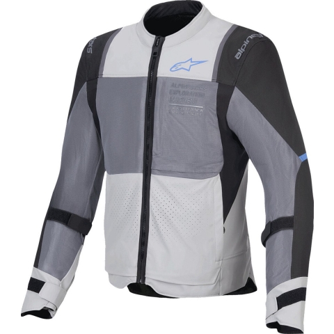ALPINESTARS ST-2 Air Jacket, Men's summer motorcycle, Ice Grey-Dark Grey-Black