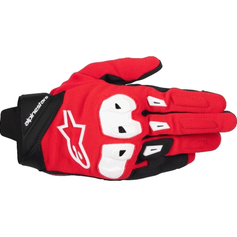 ALPINESTARS SP X 1 Gloves, Motorcycle summer, Bright Red-Black-White